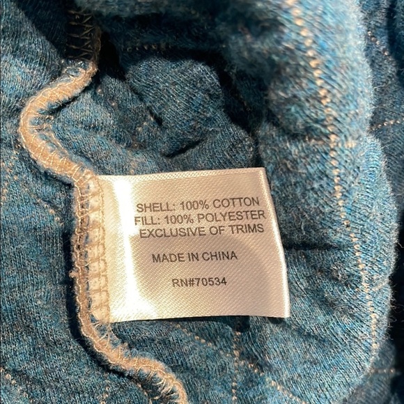 Orvis Men's Beige Quilted Sweater Size L - Picture 5 of 8